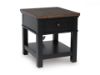 Picture of WILDENAUER RECT END TABLE FAUX TOOLED/MTL