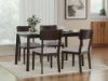 Picture of DANTENTON DINING TABLE AND 4 CHAIRS (SET OF 5)