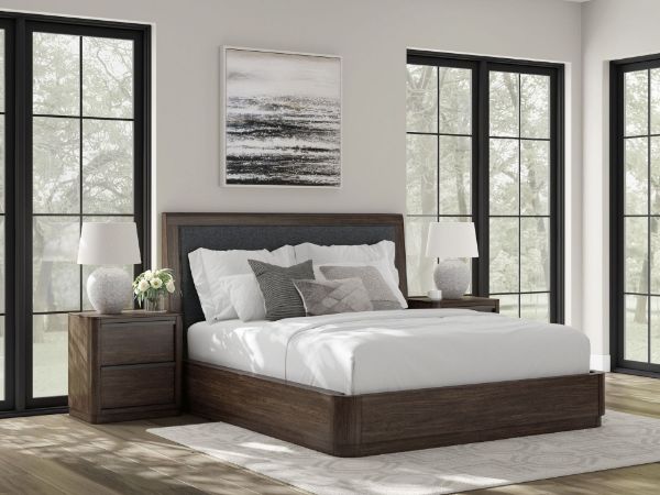 Picture of KENDAMOR CALIFORNIA KING UPH PANEL BED