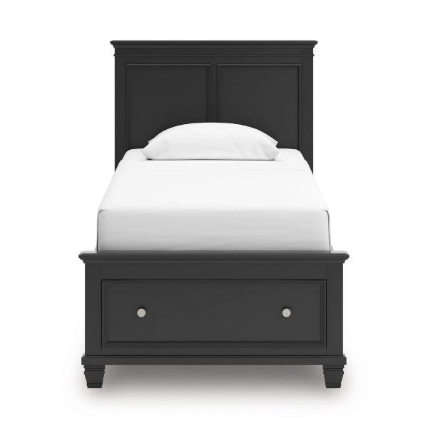 Picture of LANOLEE TWIN PANEL STORAGE BED