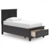 Picture of LANOLEE TWIN PANEL STORAGE BED