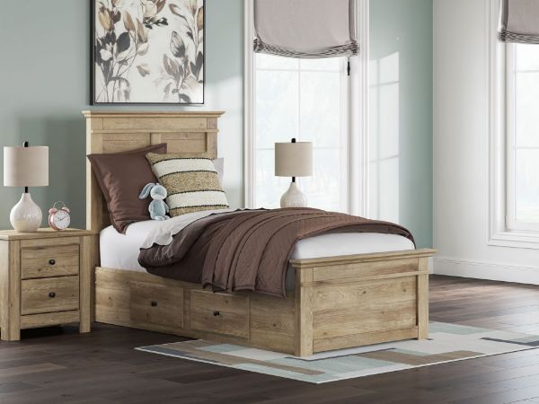 Picture of FENDERPORT TWIN PANEL STORAGE BED