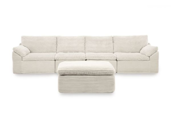 Picture of CANEFIELD 4-PIECE SECTIONAL WITH OTTOMAN
