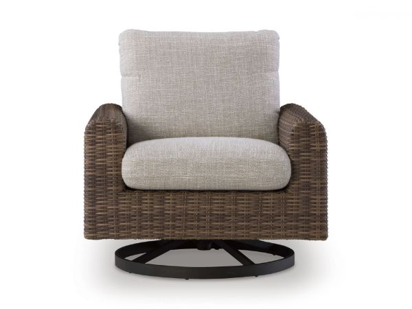 Picture of ANGEL ISLAND OUTDOOR SWIVEL LOUNGE CHAIR WITH CUSHION