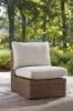 Picture of ANGEL ISLAND OUTDOOR ARMLESS CHAIR WITH CUSHION
