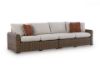 Picture of ANGEL ISLAND OUTDOOR RIGHT AND LEFT-ARM FACING LOVESEAT WITH CUSHION (SET OF 2)