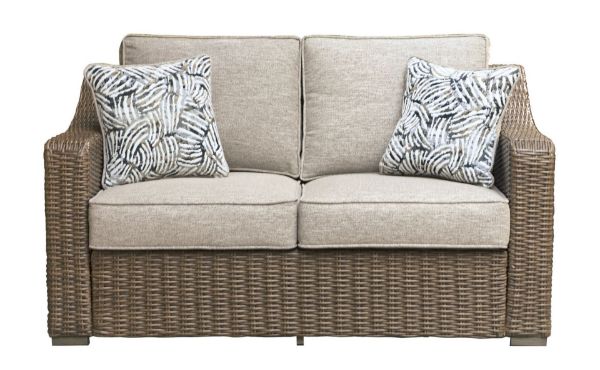 Picture of REVARE BEACH OUTDOOR LOVESEAT WITH CUSHION