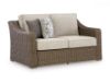 Picture of REVARE BEACH OUTDOOR LOVESEAT WITH CUSHION