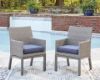 Picture of DILLON BEACH OUTDOOR ARM CHAIR WITH CUSHION (SET OF 2)