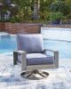 Picture of DILLON BEACH OUTDOOR SWIVEL LOUNGE CHAIR WITH CUSHION