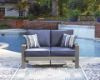 Picture of DILLON BEACH OUTDOOR LOVESEAT WITH CUSHION