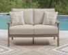 Picture of CLIFFS BEACH OUTDOOR LOVESEAT WITH CUSHION