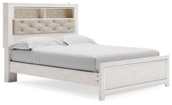 Picture of ALTYRA QN BOOKCASE PLATFORM BED