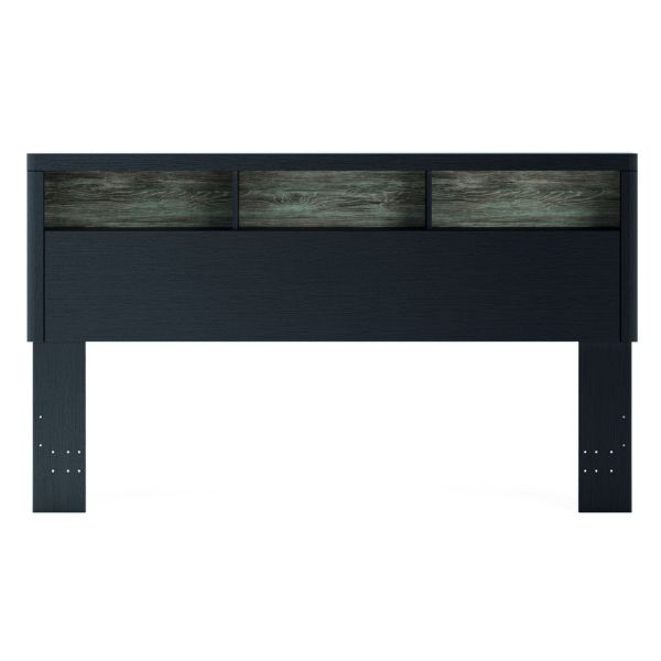 Picture of JONNIFER LIGHTED KING BOOKCASE HEADBOARD