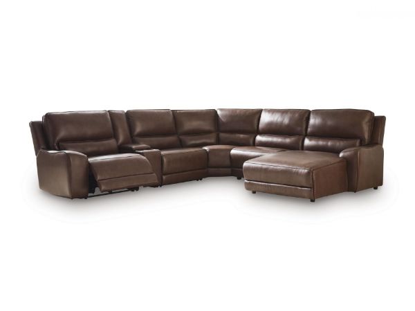 Picture of SILVERBROOKE 6PC POWER RECLINING SECTIONAL WITH CHAISE