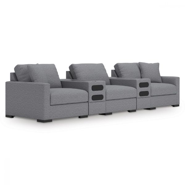 Picture of OMAHA BY ASHLEY 5-PIECE SECTIONAL WITH AUDIO CONSOLES