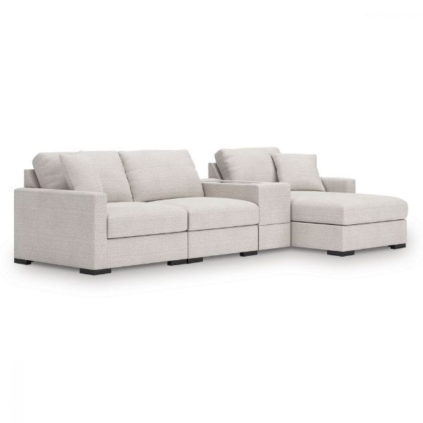 Picture of OMAHA BY ASHLEY 4-PIECE SECTIONAL WITH CHAISE AND STORAGE CONSOLE
