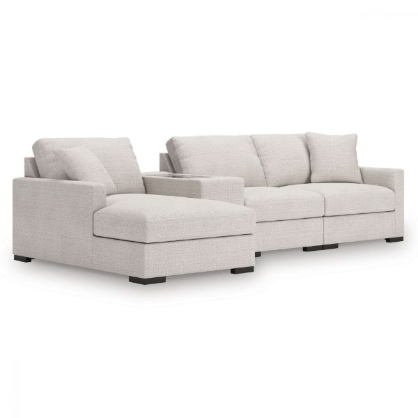 Picture of OMAHA BY ASHLEY 4-PIECE SECTIONAL WITH CHAISE AND STORAGE CONSOLE