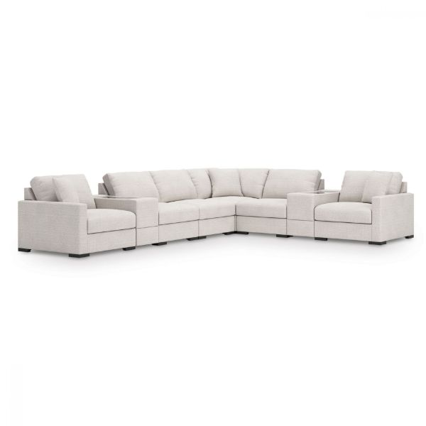 Picture of OMAHA BY ASHLEY 8-PIECE SECTIONAL WITH STORAGE CONSOLES