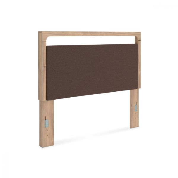 Picture of HOLLYMOUNT QUEEN UPHOLSTERED PANEL HEADBOARD