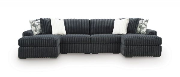 Picture of MIDNIGHT- MADNESS 4PC DOUBLE CHAISE SECTIONAL
