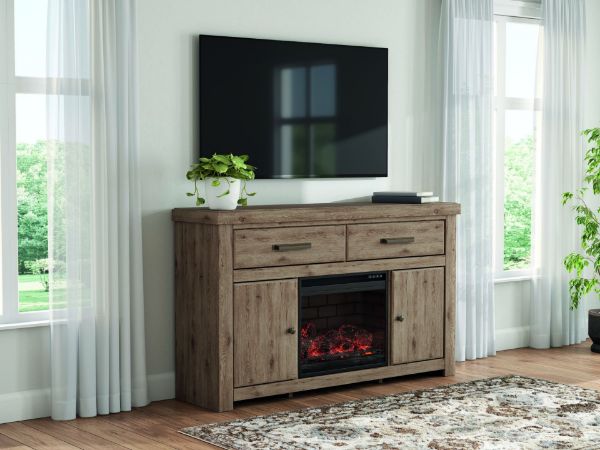 Picture of GARISTYN 62" TV STAND WI/ ELECTRIC FP