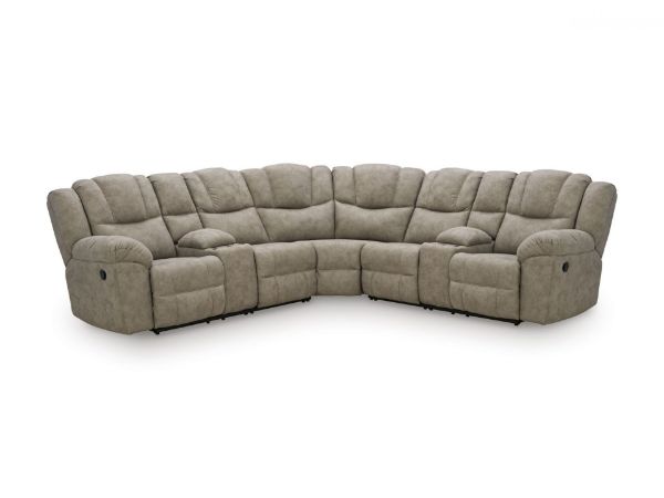 Picture of RAVENSWAYE 3 PC RECLINING SECT W/ DBLCONS