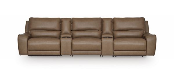 Picture of SILVERBROOKE 5PC RECLINING SECTIONAL WITH STORAGE CONSOLES