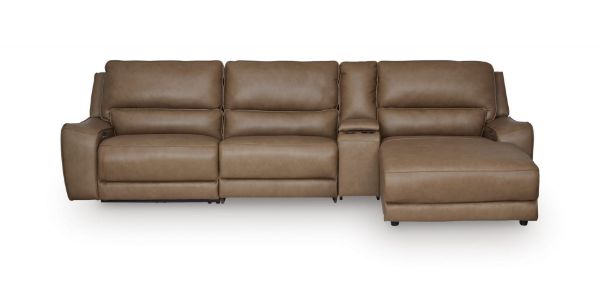 Picture of SILVERBROOKE 4PC RECLINING SECTIONAL WITH CHAISE AND STORAGE CONSOLE
