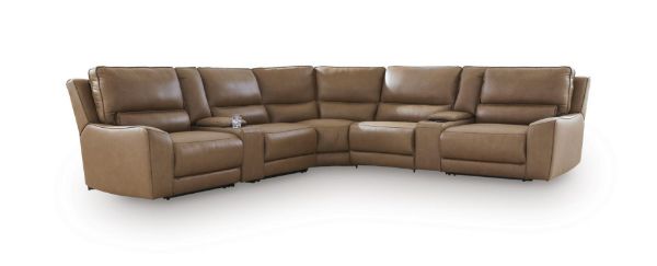 Picture of SILVERBROOKE 7PC RECLINING SECTIONAL WITH STORAGE CONSOLES