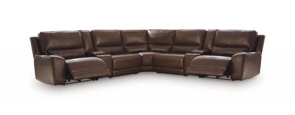 Picture of SILVERBROOKE 7PC RECLINING SECTIONAL WITH STORAGE CONSOLES
