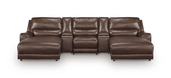 Picture of SILVERBROOKE 5PC POWER RECLINING SECTIONAL WITH CHAISE