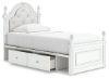 Picture of MAYLILLY TWN UPH PANEL BED WITH STORAGE