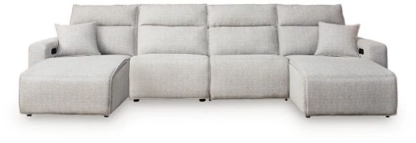 Picture of MODMAX II 4PC RECLINING SECTIONAL WITH DOUBLE CHAISE