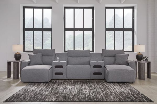 Picture of 5PC PWR RECLINING DOUBLE CHAISE AUD CONSOLE