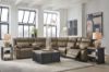 Picture of MAX-MEDIA 7PC POWER RECLINING SECTIONAL WITH AUDIO CONSOLES