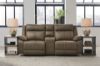 Picture of MAX-MEDIA 3-PIECE POWER RECLINING SECTIONAL LOVESEAT WITH AUDIO CONSOLE