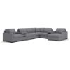 Picture of OMAHA BY ASHLEY 8PC SECTIONAL WITH STORAGE CHAISE AND AUDIO CONSOLES