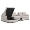 Picture of OMAHA BY ASHLEY 4PC SECTIONAL WITH STORAGE CHAISE AND STORAGE CONSOLE