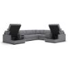 Picture of OMAHA BY ASHLEY 8PC DOUBLE STORAGE CHAISE SECTIONAL WITH AUDIO AND STORAGE CONSOLES