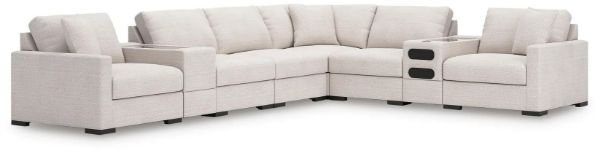 Picture of OMAHA BY ASHLEY 8PC SECTIONAL WITH AUDIO AND STORAGE CONSOLES