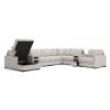 Picture of OMAHA BY ASHLEY 8PC SECTIONAL WITH STORAGE CHAISE AND AUDIO CONSOLES