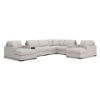 Picture of OMAHA BY ASHLEY 8PC DOUBLE STORAGE CHAISE SECTIONAL WITH AUDIO AND STORAGE CONSOLES