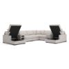 Picture of OMAHA BY ASHLEY 8PC DOUBLE STORAGE CHAISE SECTIONAL WITH AUDIO AND STORAGE CONSOLES