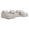 Picture of OMAHA BY ASHLEY 5PC DOUBLE STORAGE CHAISE SECTIONAL WITH AUDIO CONSOLES